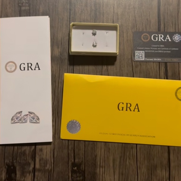 VVS1 Massionate Earrings - Picture 1 of 3